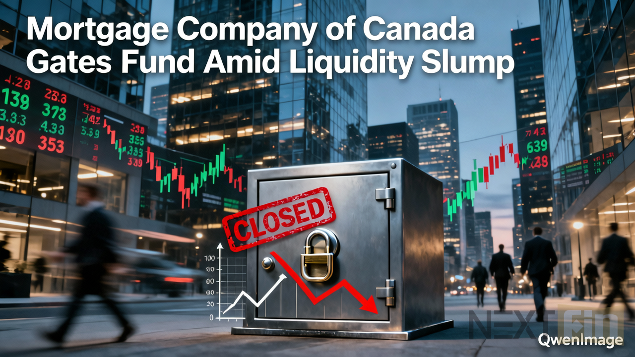 Mortgage Company of Canada Gates Fund Amid Liquidity Slump