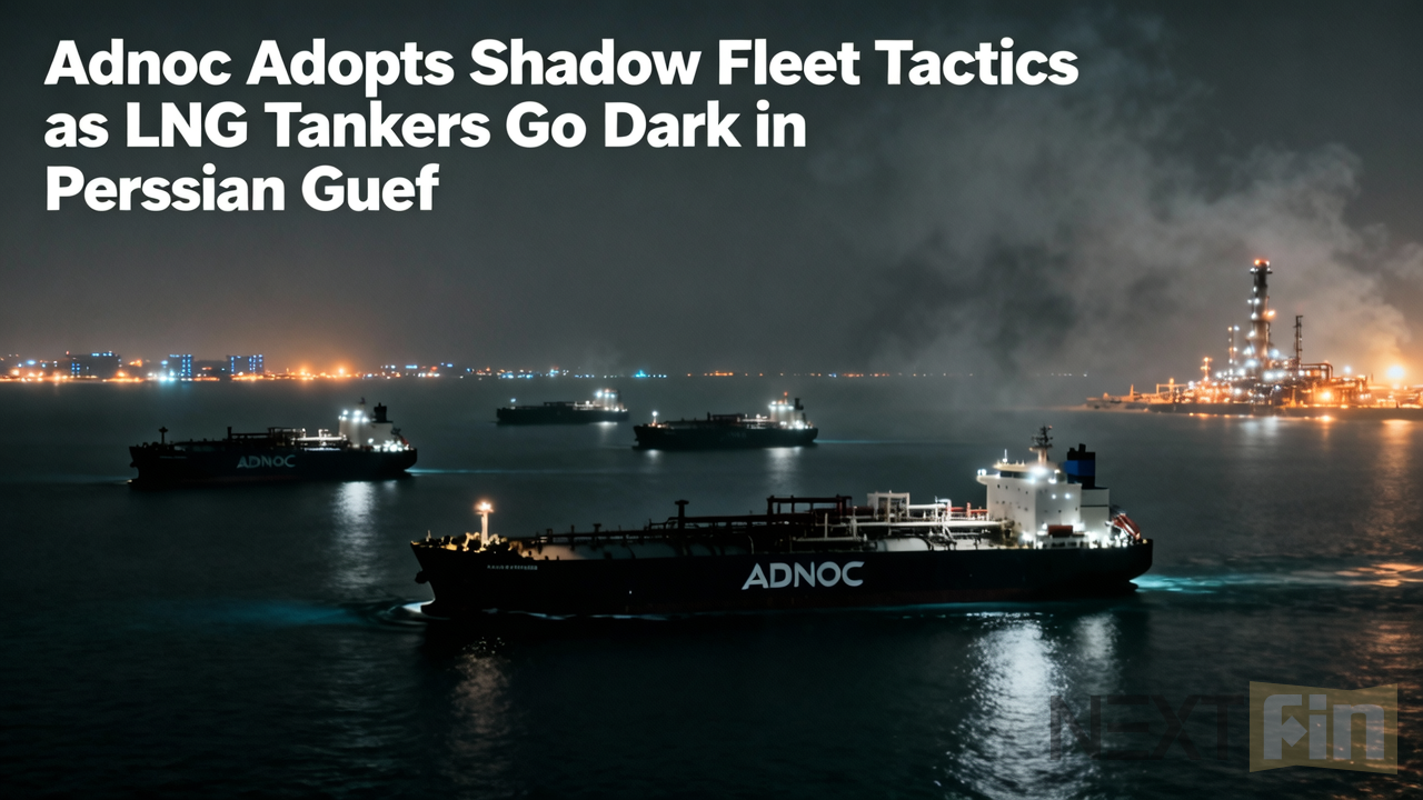 Adnoc Adopts Shadow Fleet Tactics as LNG Tankers Go Dark in Persian Gulf