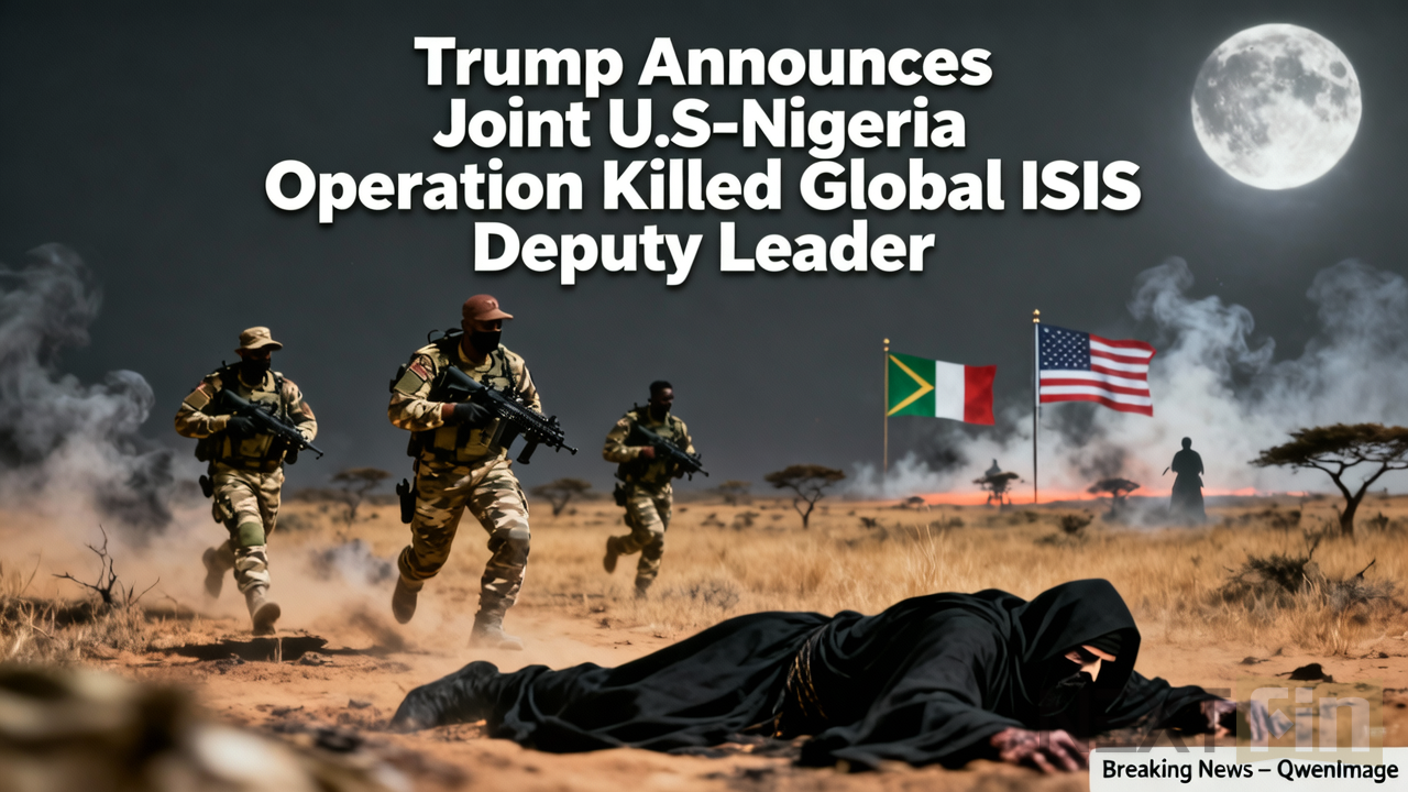 Trump Announces Joint U.S.-Nigeria Operation Killed Global ISIS Deputy Leader