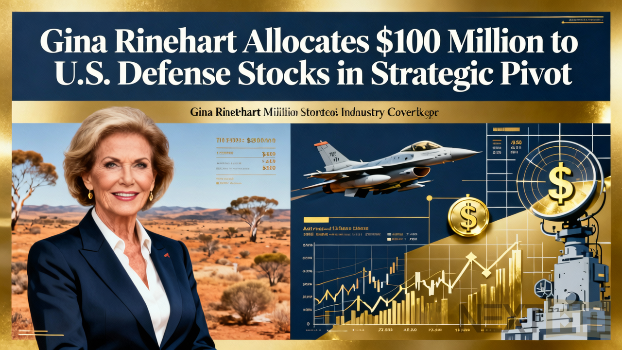 Gina Rinehart Allocates $100 Million to U.S. Defense Stocks in Strategic Pivot