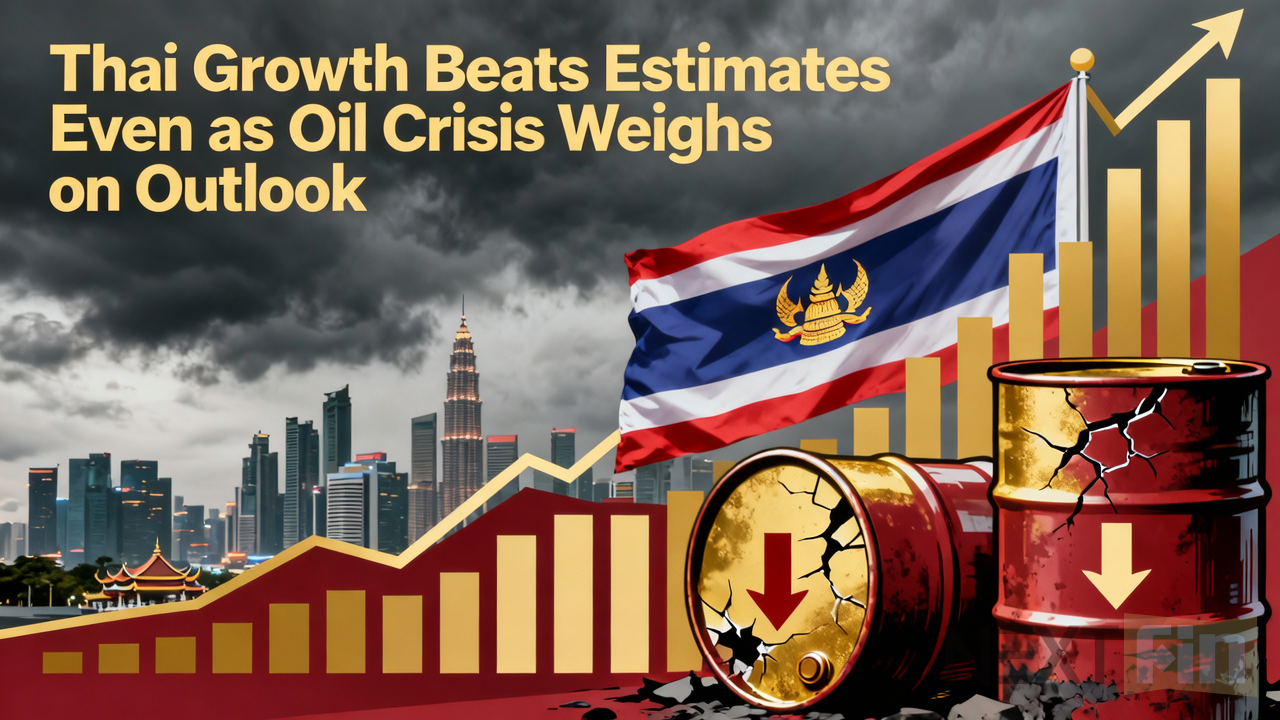 Thai Growth Beats Estimates Even as Oil Crisis Weighs on Outlook