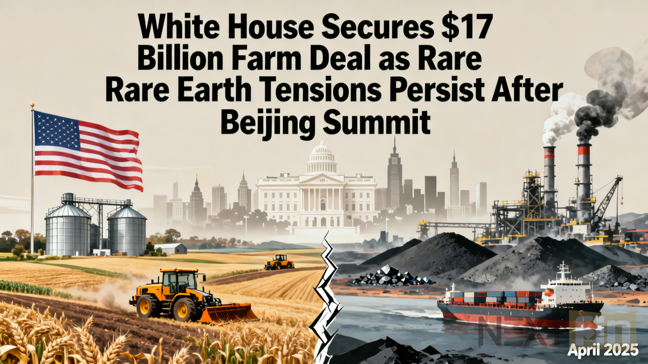 White House Secures $17 Billion Farm Deal as Rare Earth Tensions Persist After Beijing Summit