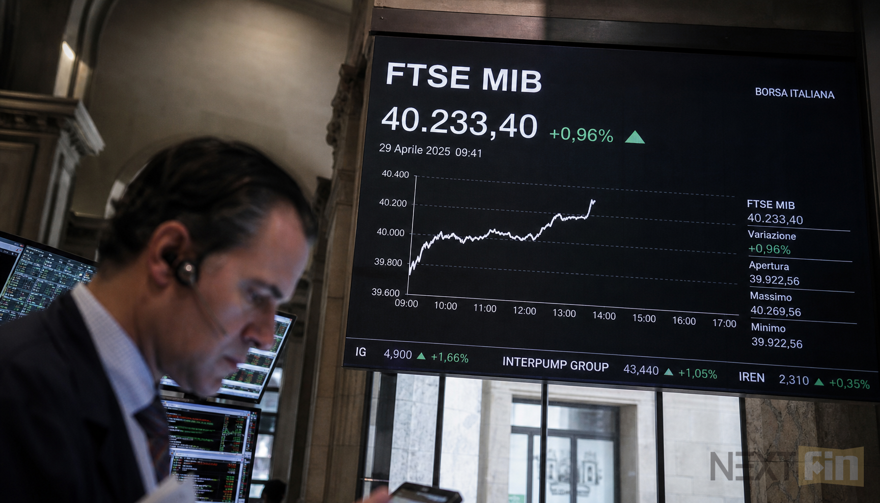 Italian Stocks Hit First Record in 26 Years as Energy and Chips Lead Surge