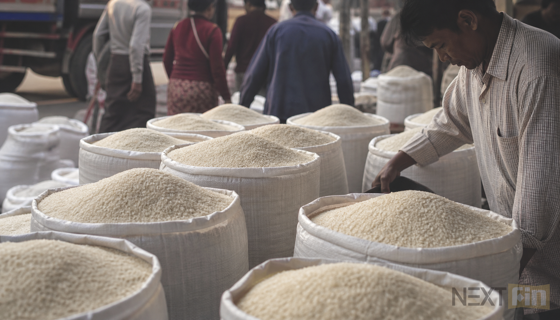 Asia Rice Surges 20% in May as War and Weather Threaten Output