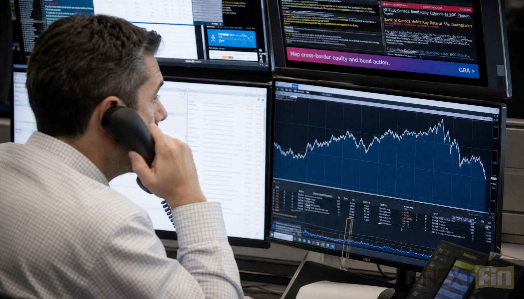 Canadian bonds rally as the Bank of Canada pauses on a weaker economy