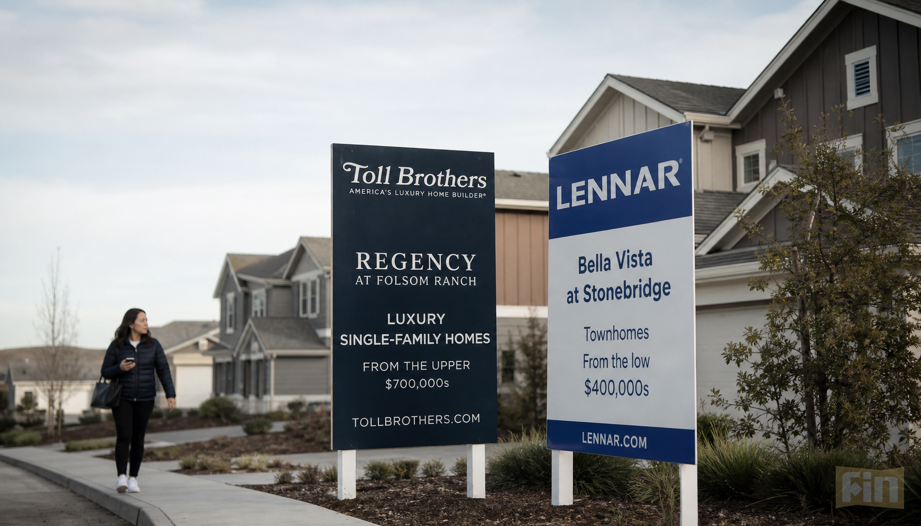 Toll Brothers Looks Better Than Lennar as America Splits Into Two Housing Markets