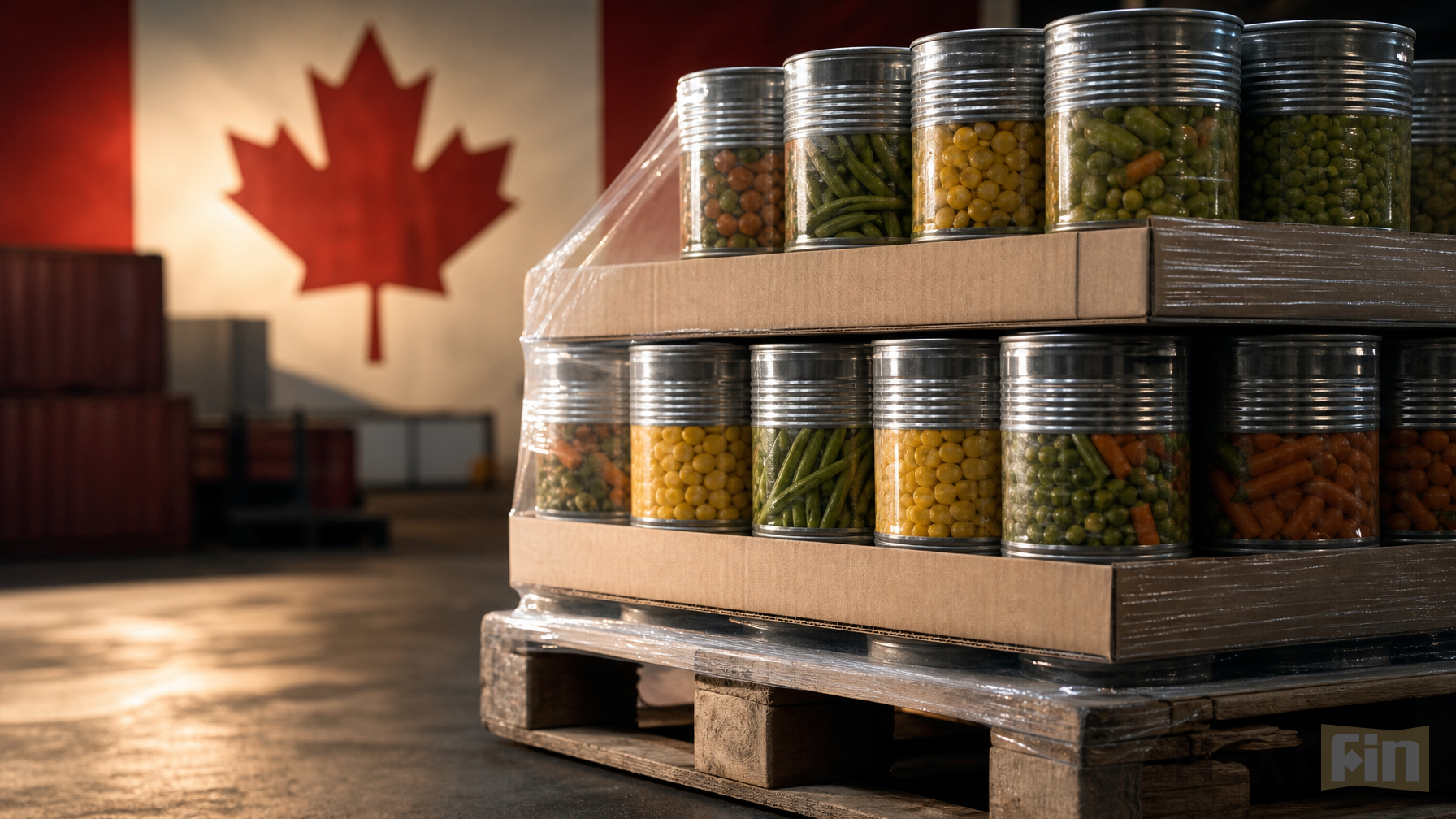 Canada Imposes Temporary 10% Tariff on Canned Vegetables