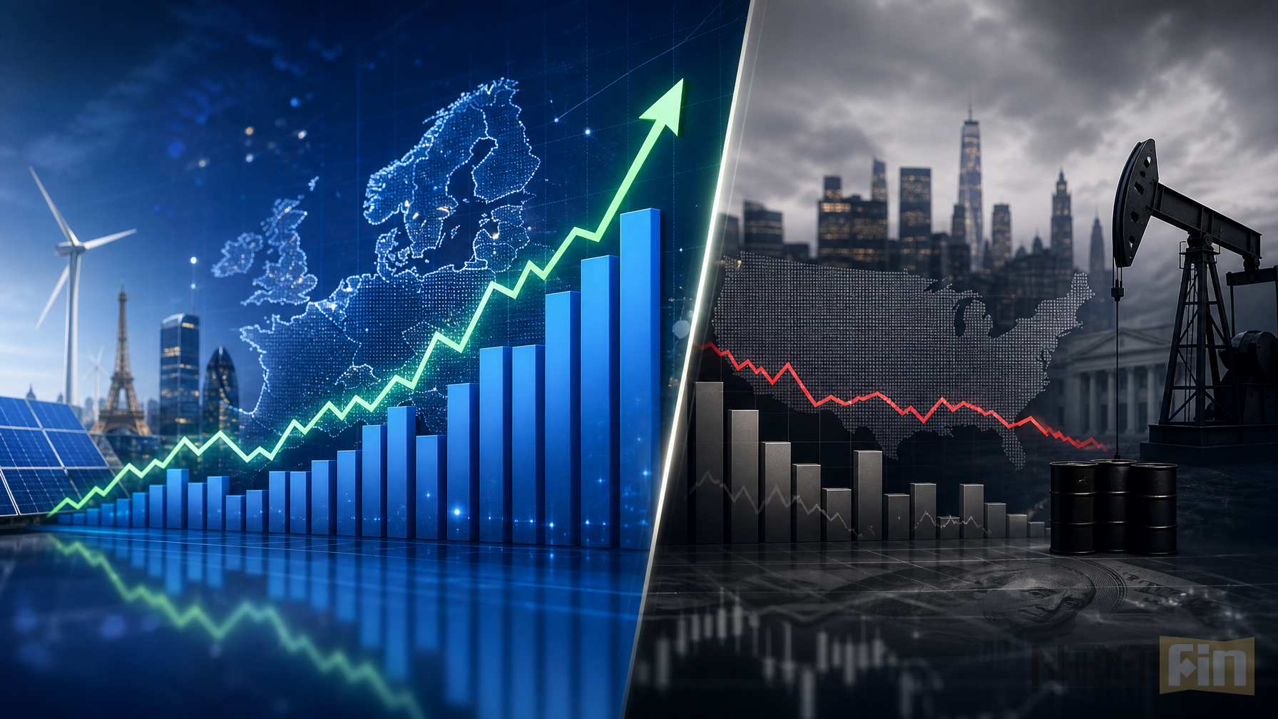Europe's Stocks Regain The Lead as Stagflation Risks Ease