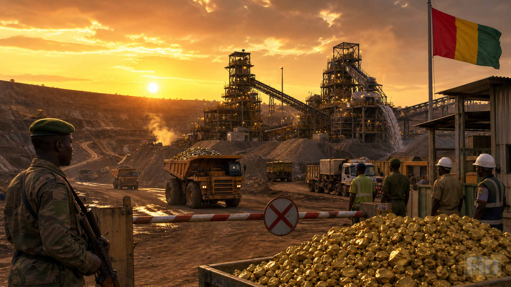 Guinea Bans Raw Gold Exports to Push More Value Processing at Home