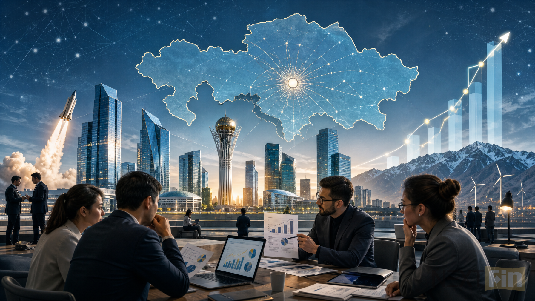 Kazakhstan’s $1 Billion Venture Push Aims to Recast Regional Startup Capital