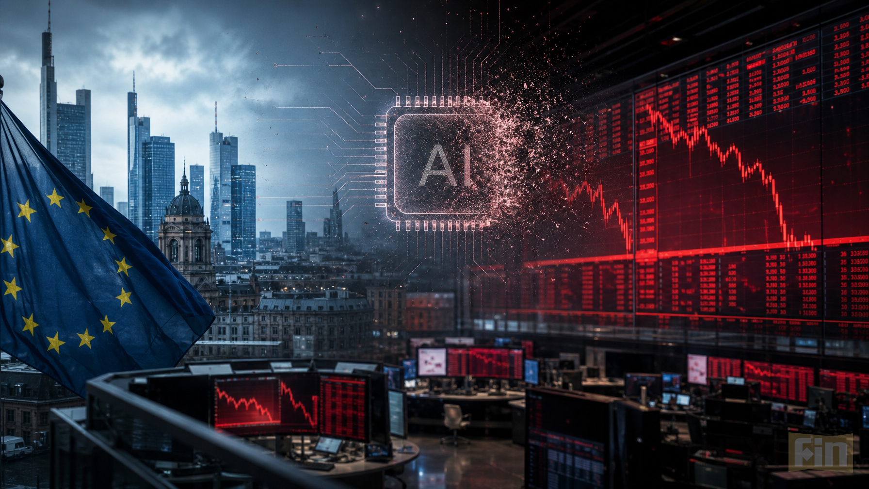 European Tech Stocks Fall as AI Momentum Cools