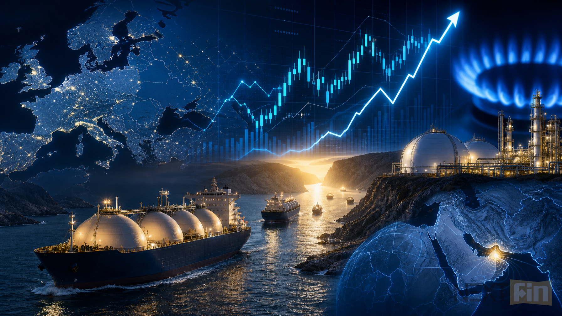 European Natural Gas Edges Higher as Traders Monitor Hormuz Risk