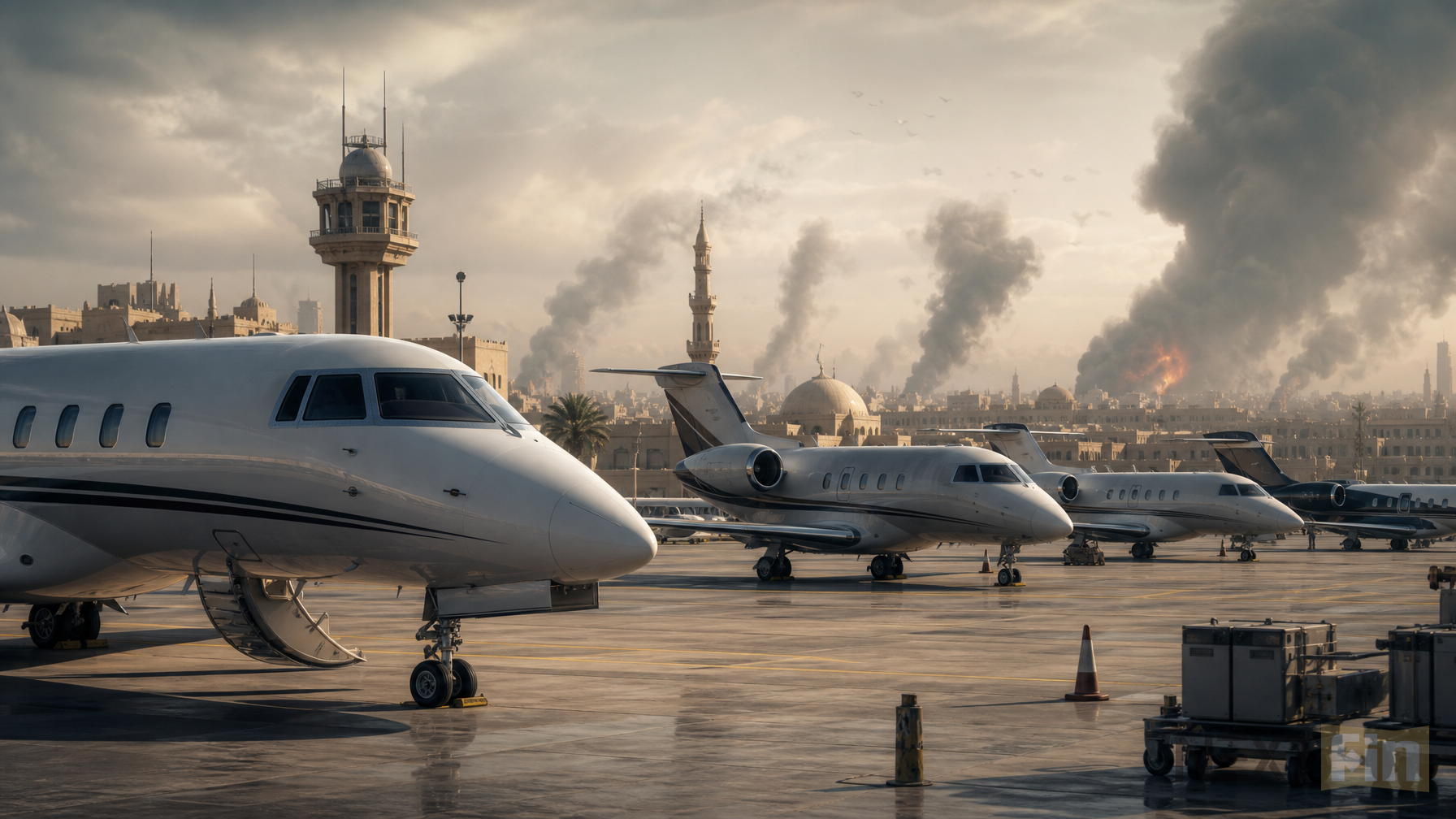 Business Jet Departures in Middle East Fall 30% During Iran War
