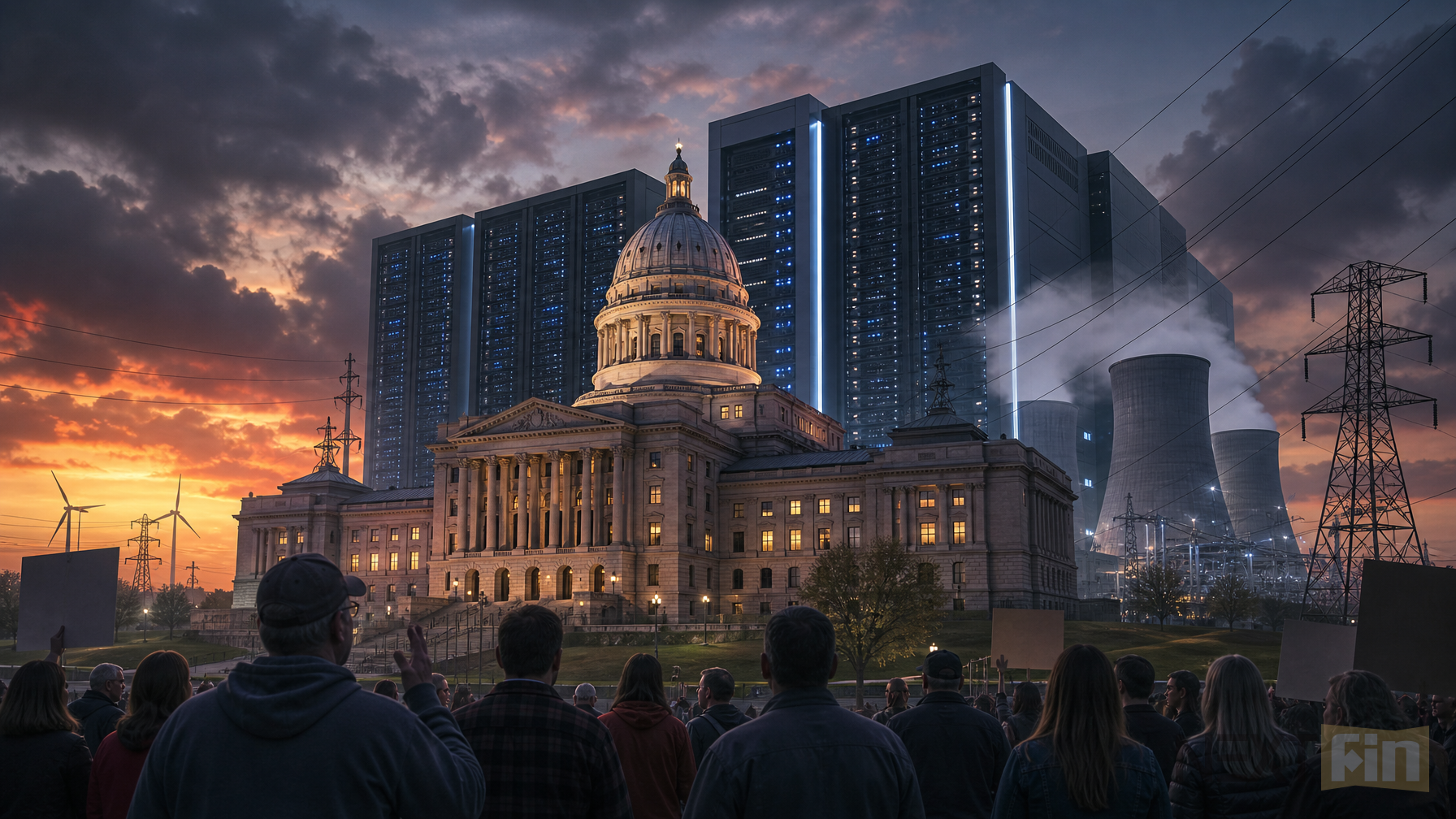 Data Center Fears Emerge as a Test of Michigan Democrats’ AI Politics