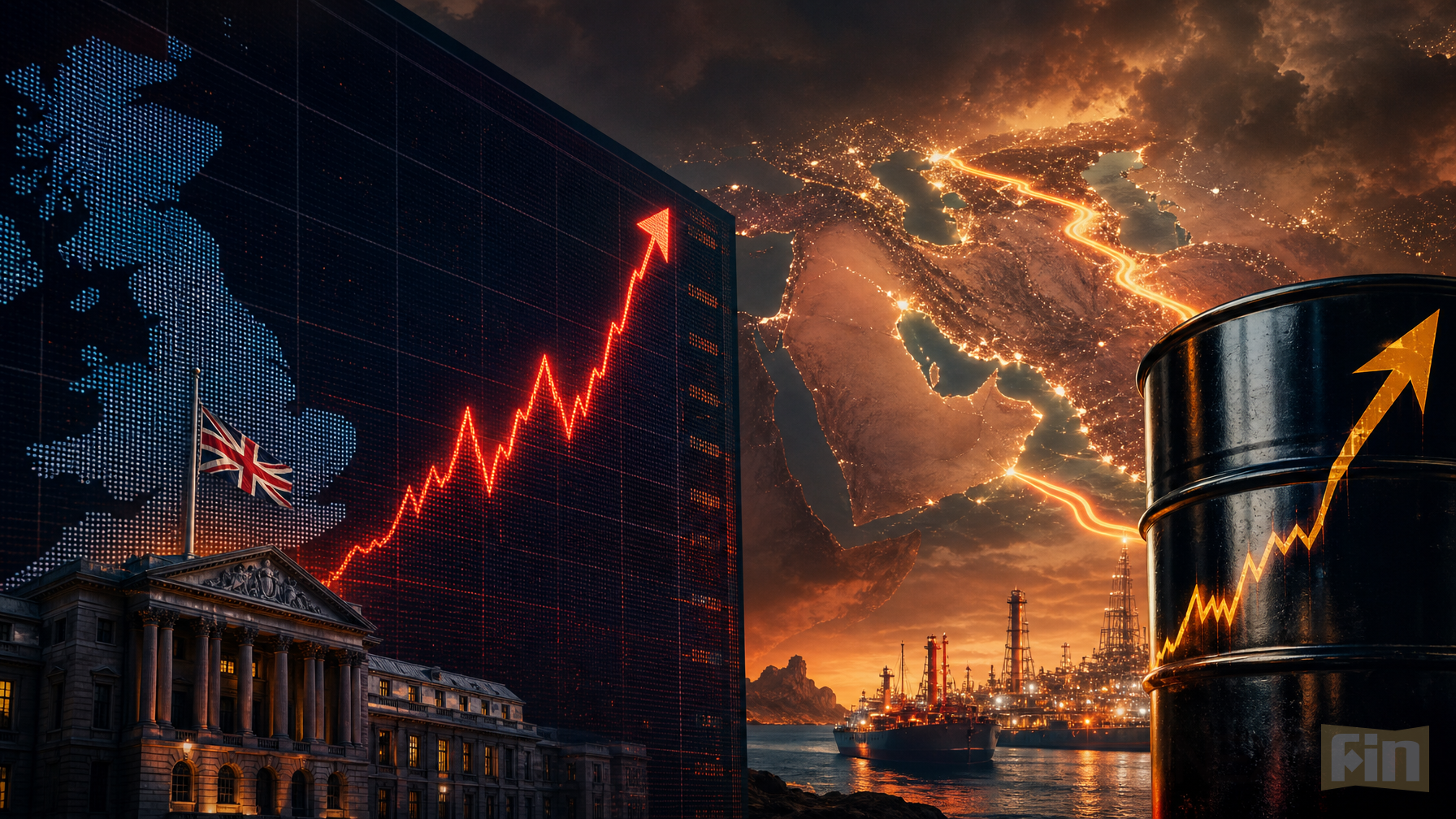UK Borrowing Costs Rise as Iran Escalation Pushes Oil Higher