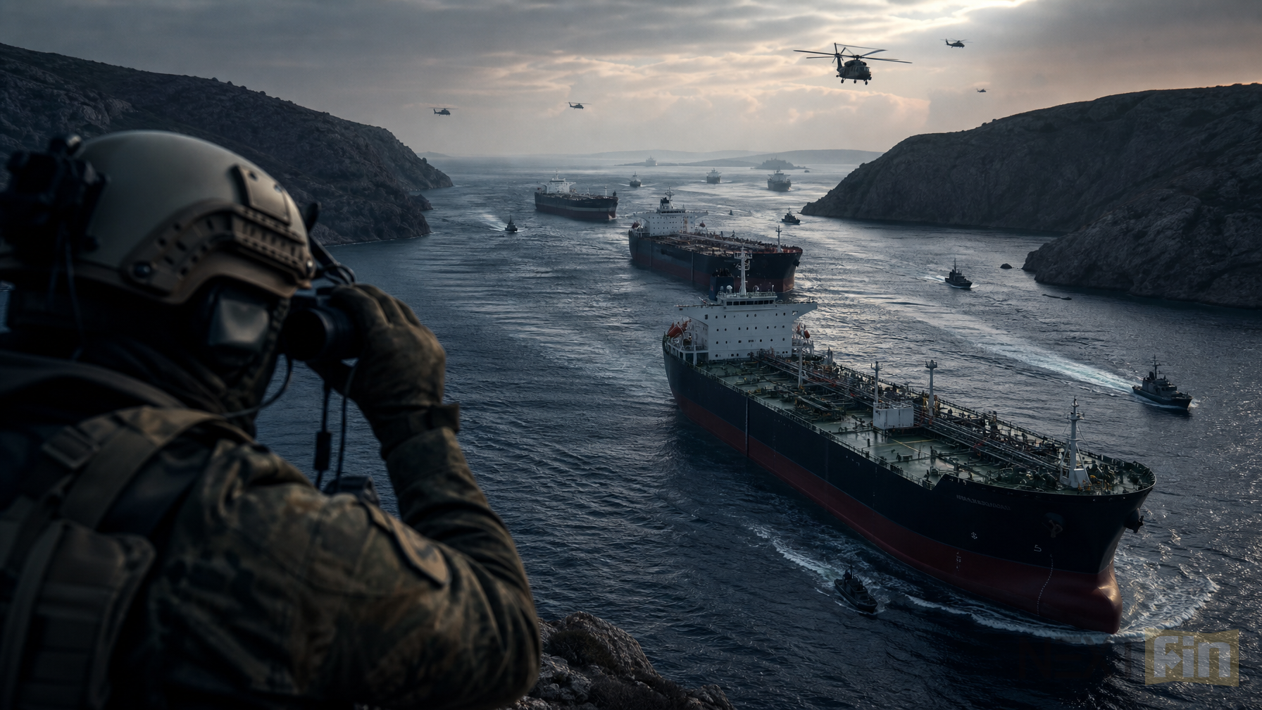 Iran-Linked Tankers Zig-Zag as US Blockade Tightens in the Strait of Hormuz