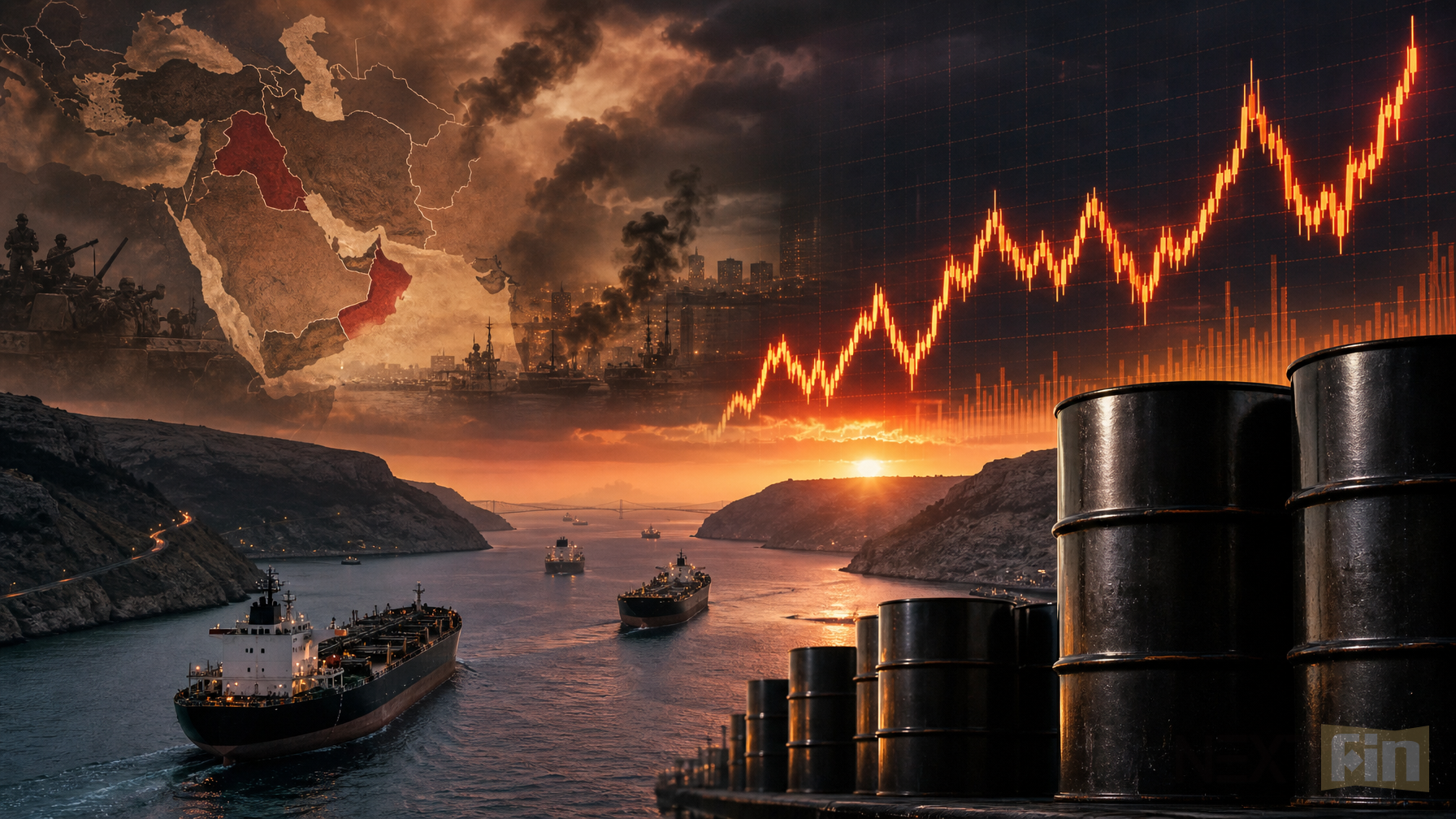 Oil Prices Set for Biggest Weekly Surge Since April as Iran War Escalates