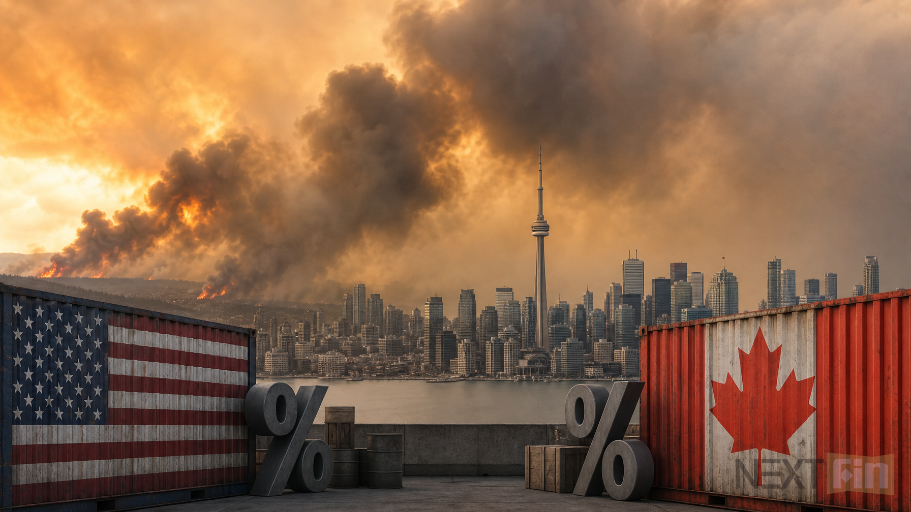 Trump Rips Canada as Wildfire Smoke Spreads, Adding Tariff Risk to Climate Fallout