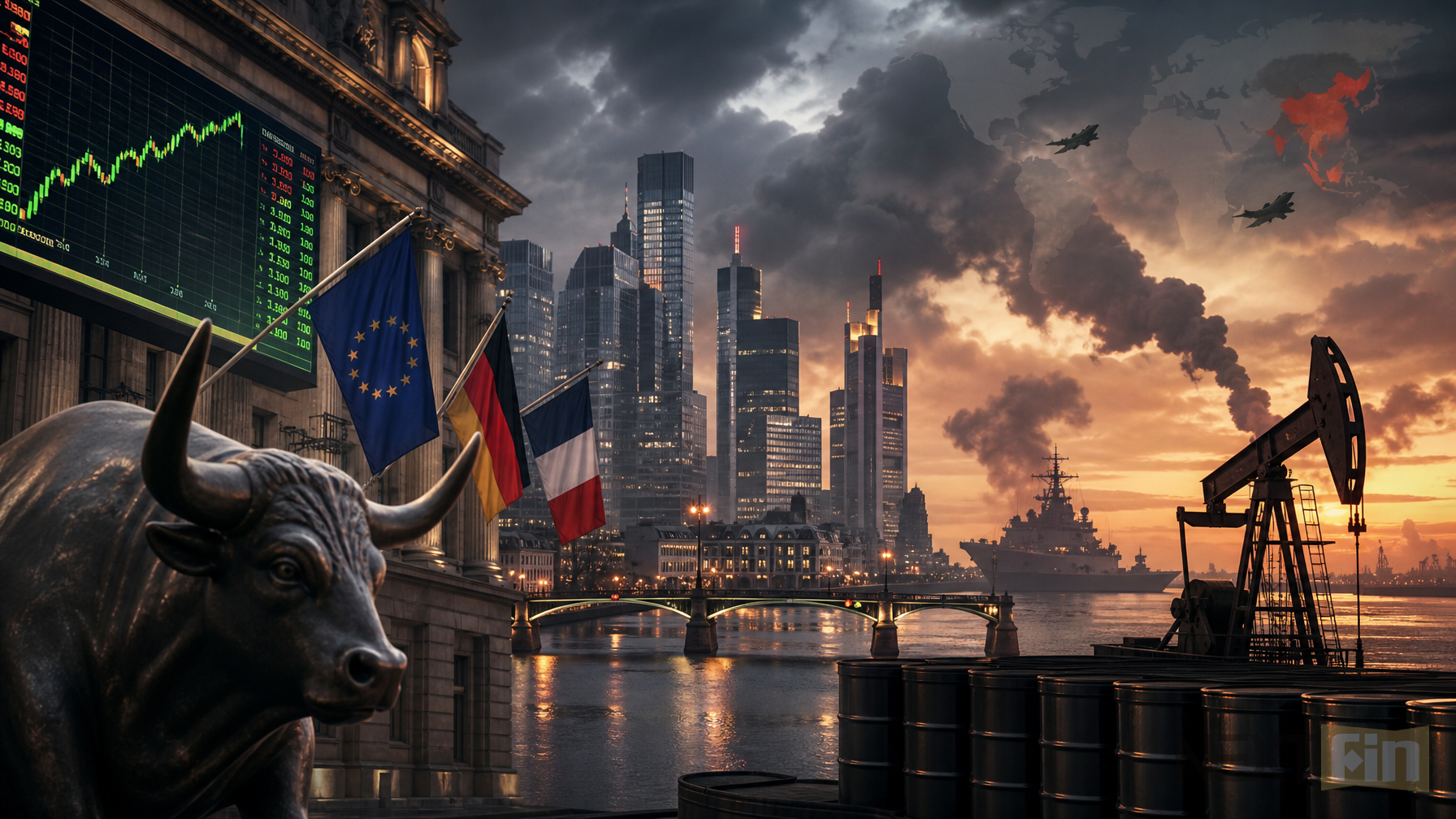 European Markets Gain as Earnings Take Center Stage Amid Middle East Friction