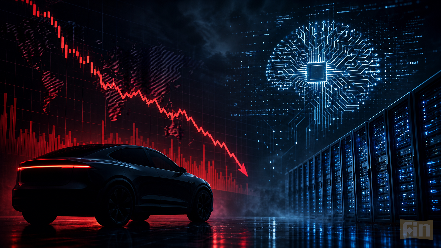Tesla Slides After Earnings as AI Spending Fears Overtake Delivery Beat