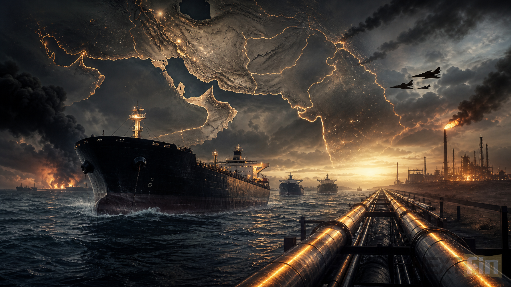 Oil Tops $100 as US-Iran Spiral Reprices Middle East Risk