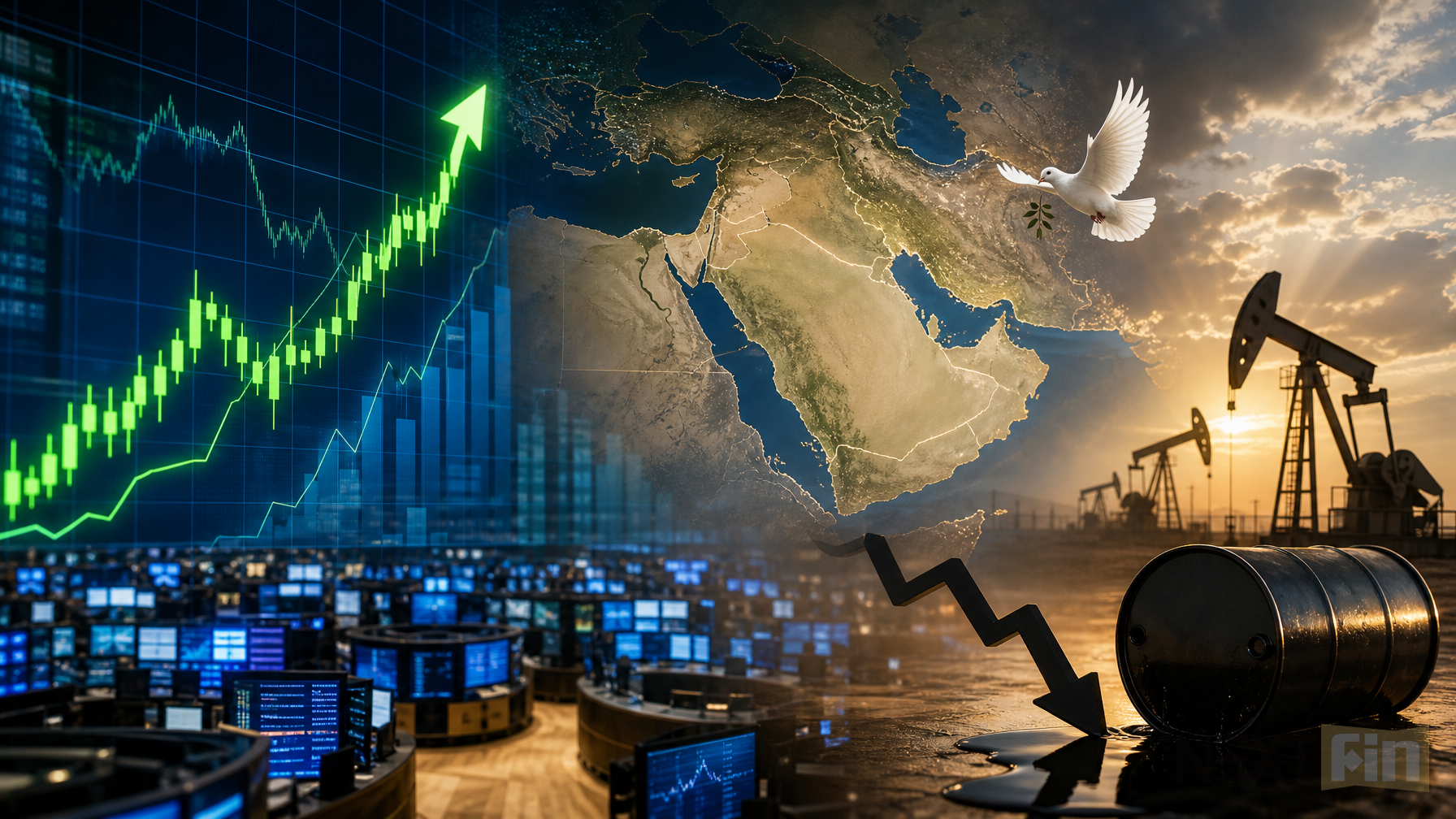 Wall St Climbs After U.S.-Iran Pause, as Fed and Earnings Take Over