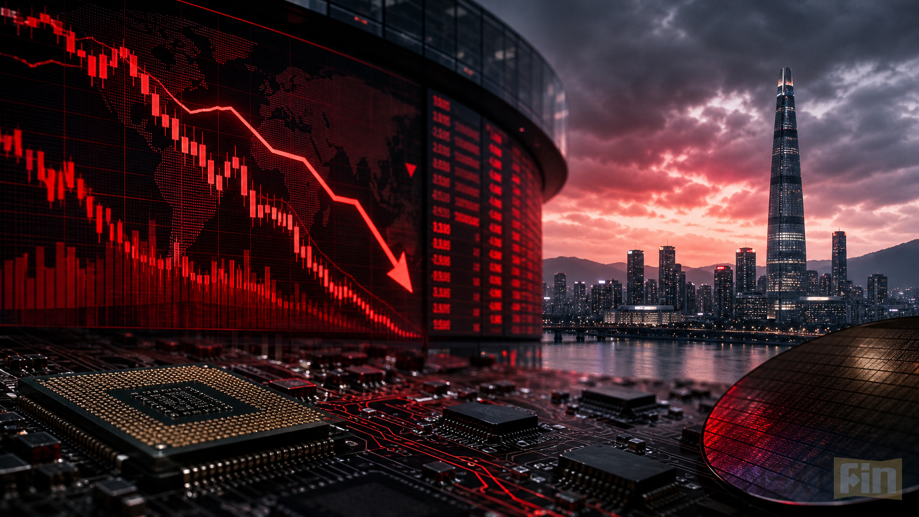 KOSPI Drops 7.41% as Chip Selloff Exposes South Korea's Market Concentration
