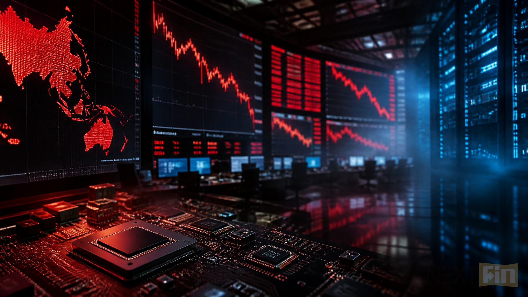 AI Anxiety Sparks Tech Rout in Asian Markets