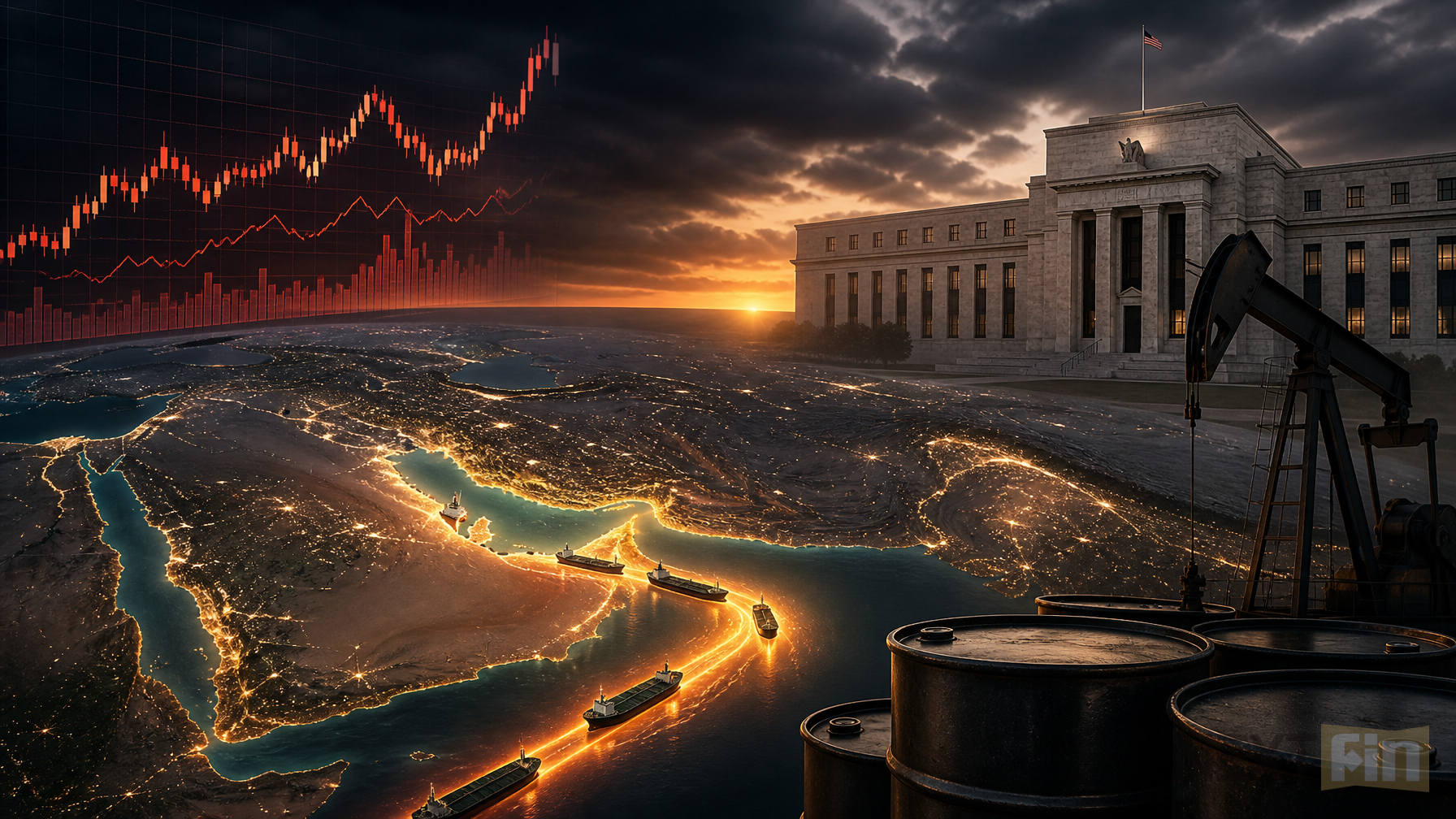 Oil Rises as Iran Tensions Collide With Fed Decision