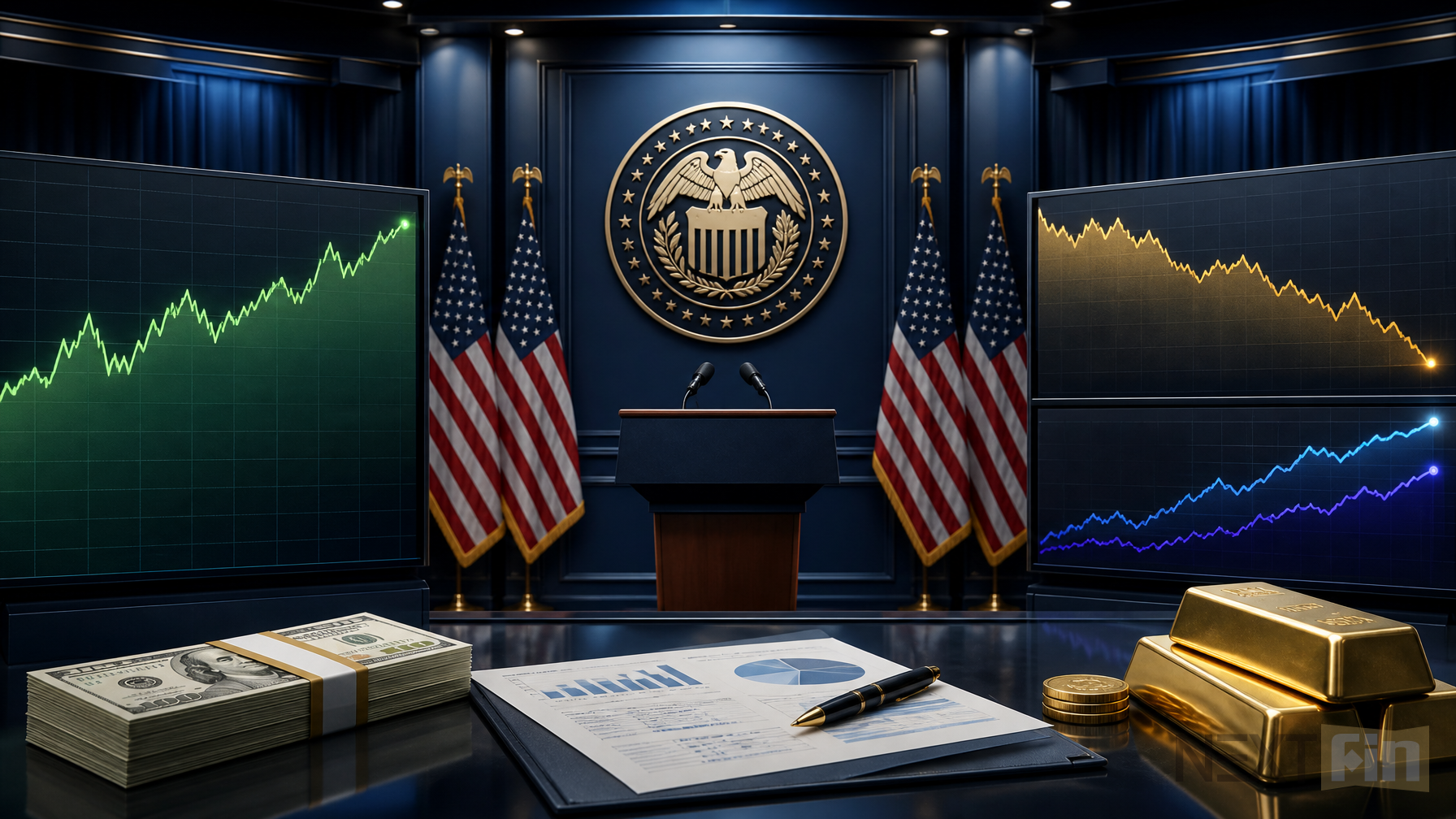 Warsh’s Inflation Rhetoric Confuses Markets as Gold Pares Gains and Dollar Steadies
