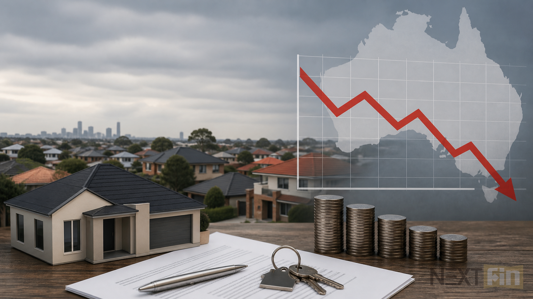 Australia's Housing Market Weakens as Price Falls Deepen