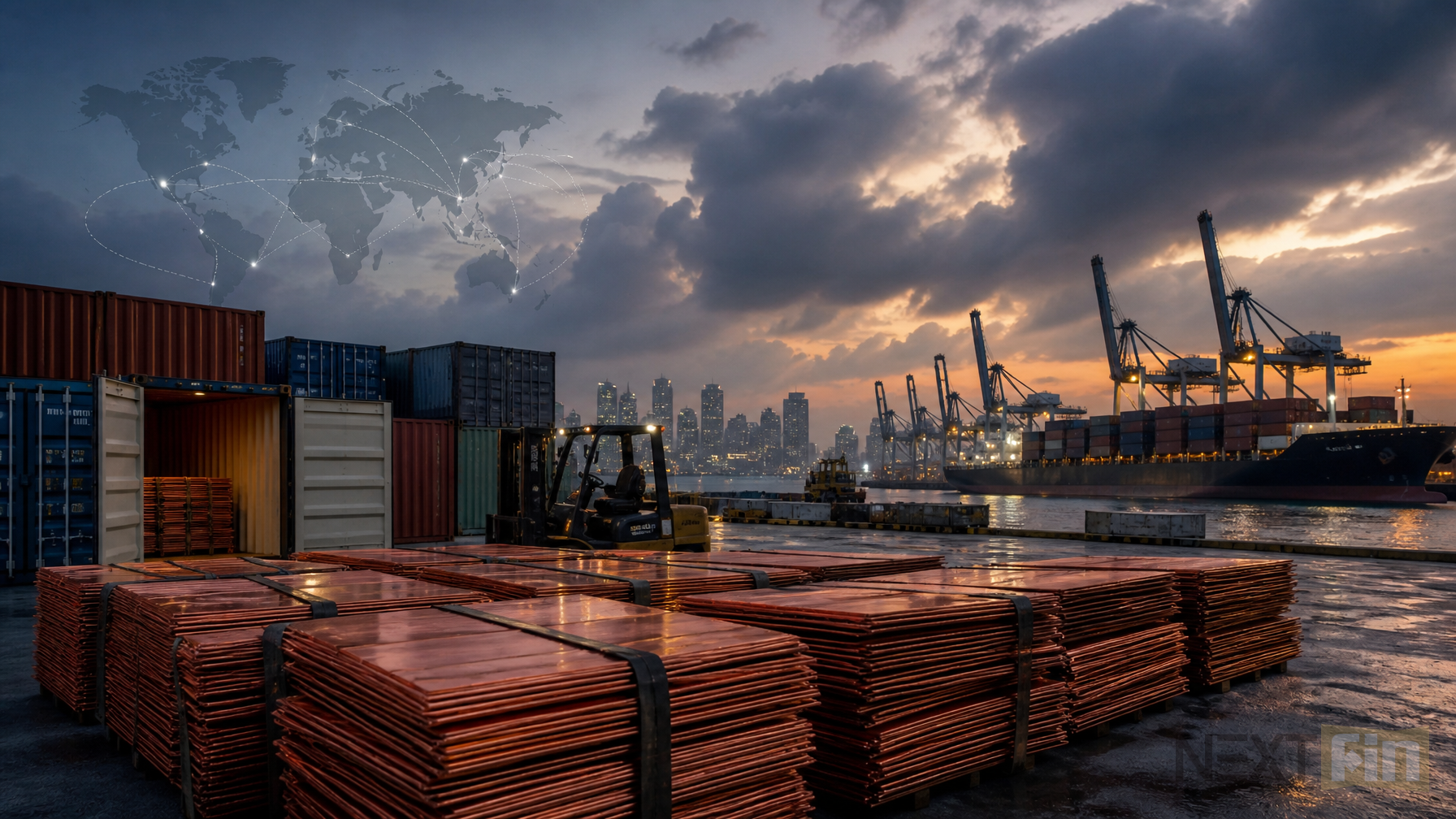 US Copper Inflows Surge as Trump Tariff Call Nears