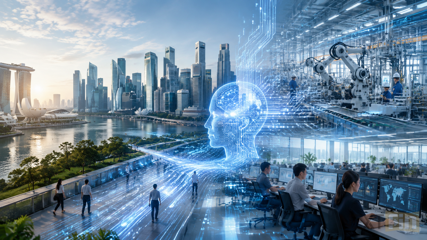 Singapore Ties AI Adoption to Better Jobs as Workers Worry About Displacement