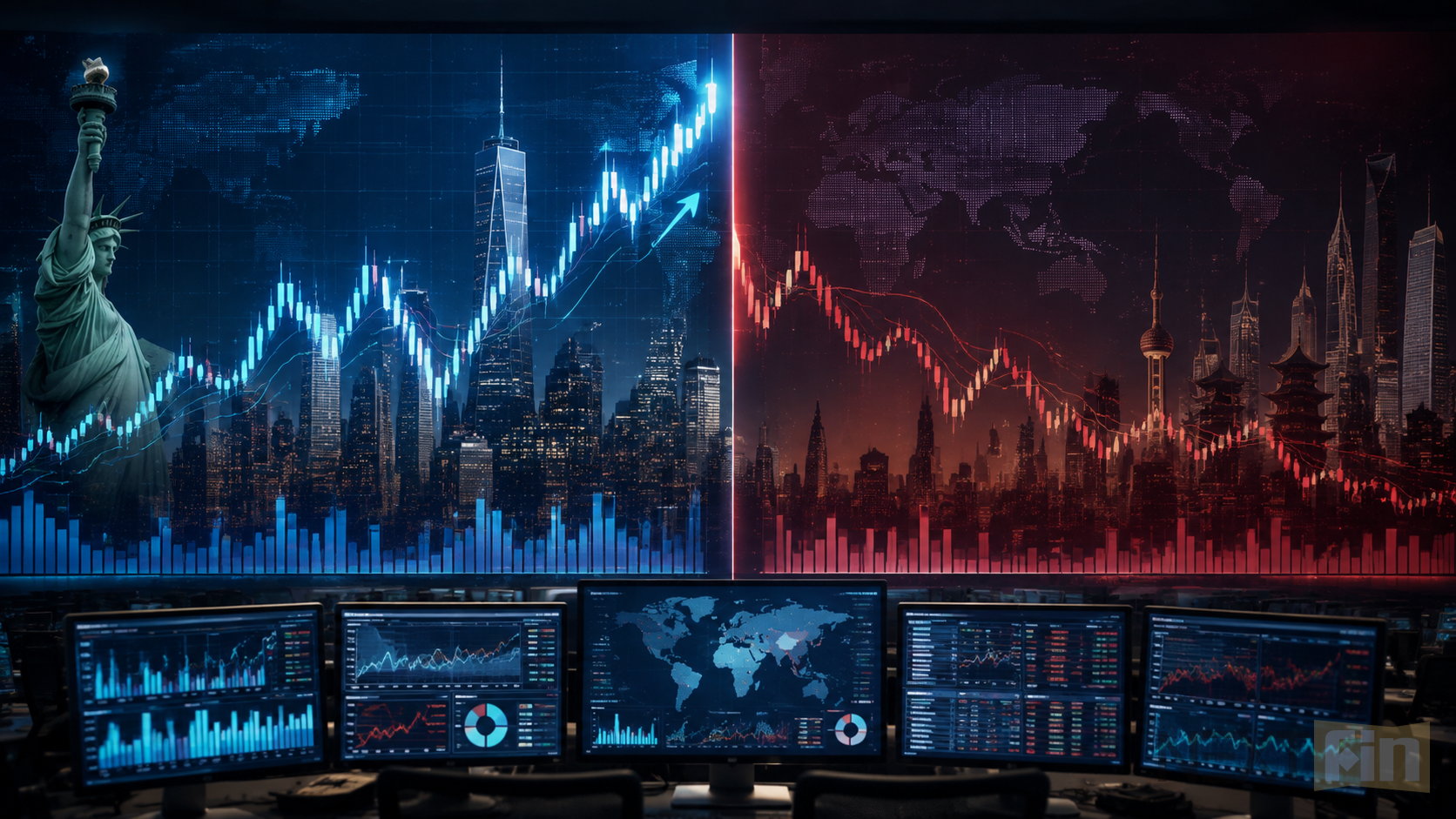 Emerging-Market Valuations Sink as S&P 500 Premium Holds