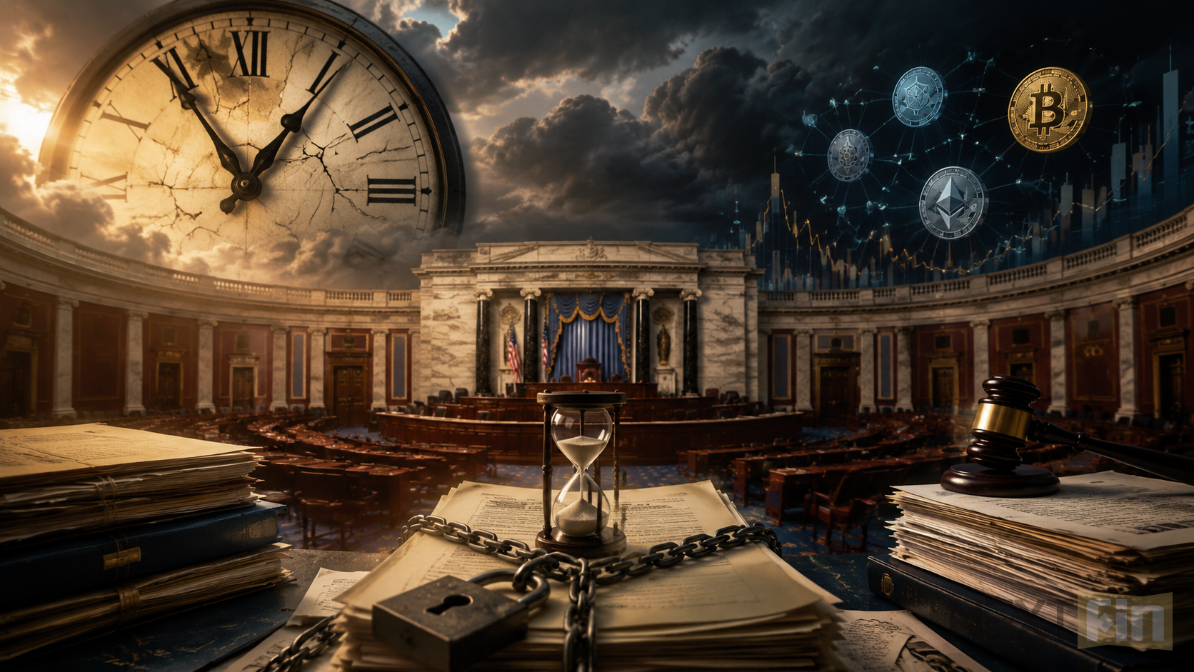 CLARITY Act Odds Fall to 10% as Senate Clock Becomes the Real Crypto Risk