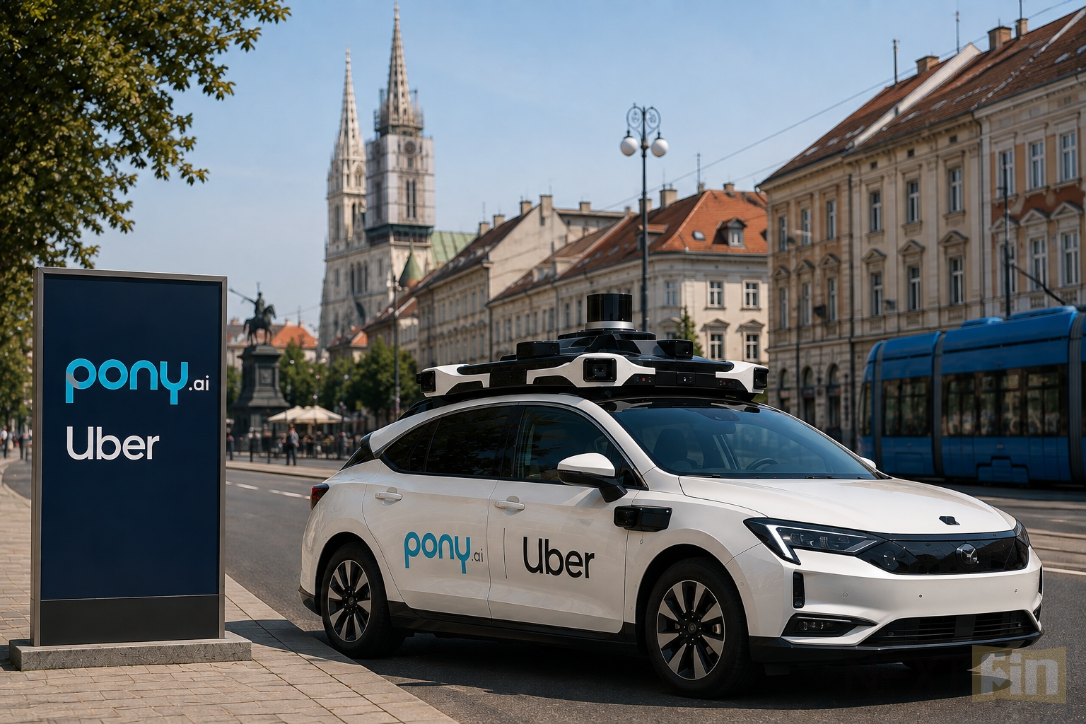 Pony.ai and Uber Set Their Sights on More Than 2,000 Robotaxis in Europe