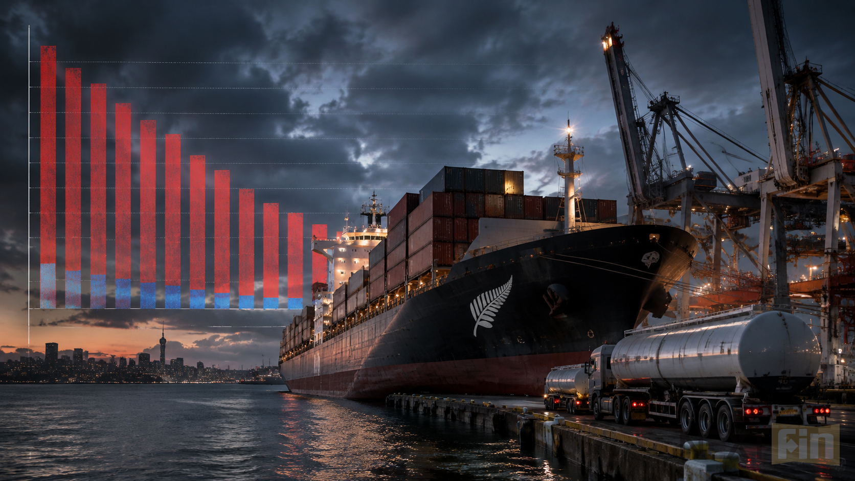 New Zealand Trade Gap Balloons to $1.9 Billion as Fuel Imports Surge to Record