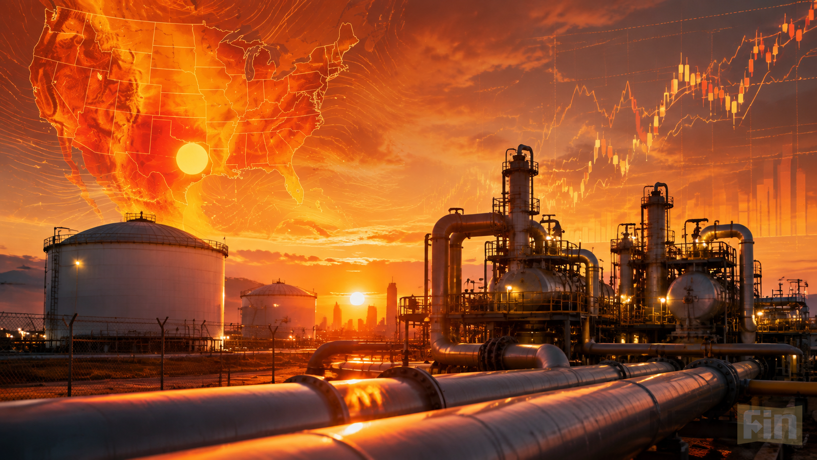 US Natural Gas Rises on Hotter Weather as Texas Power Forecasts Spark a Rally