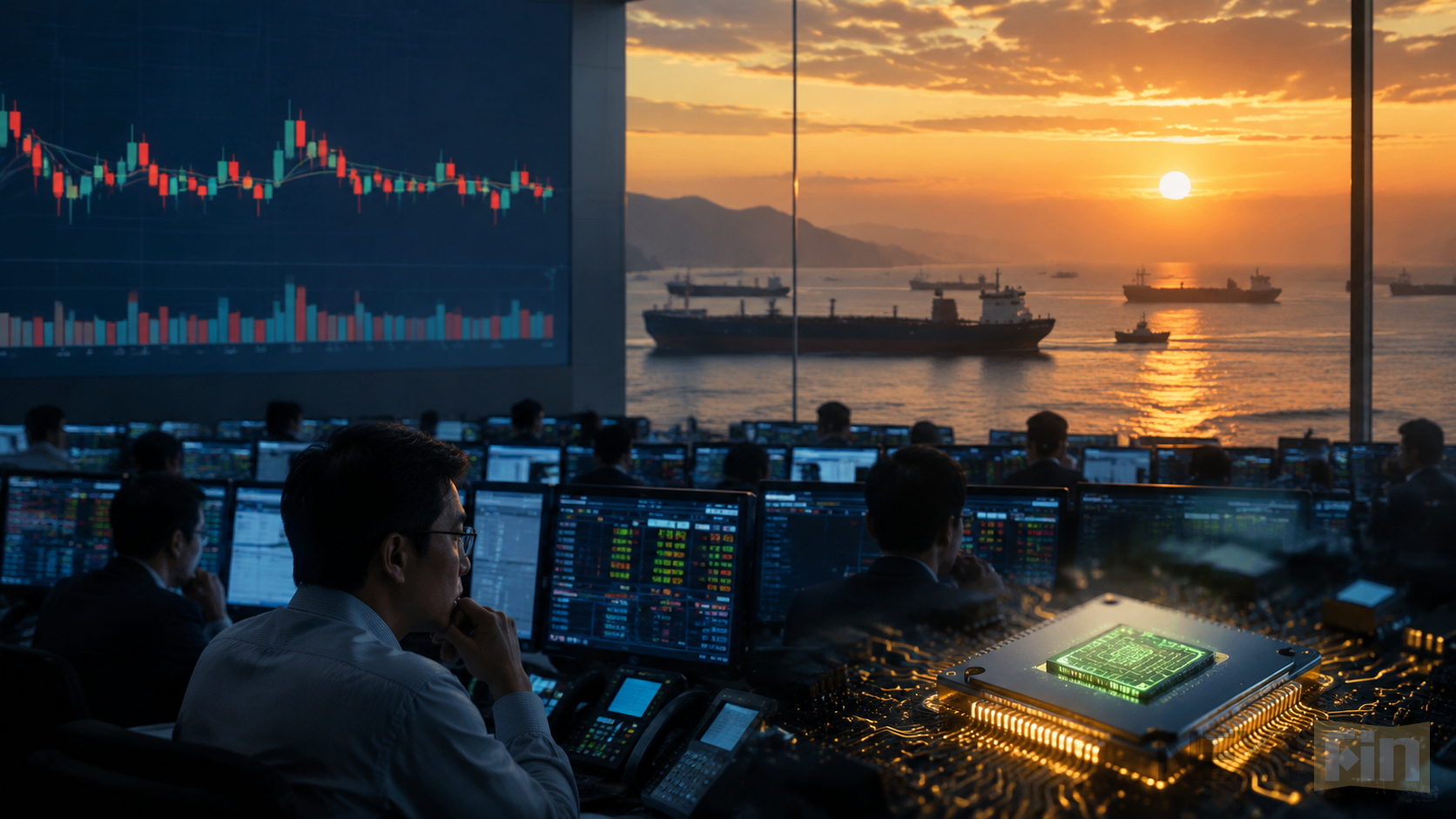 Asia Shares Flat as Investors Await Iran Sanctions and Nvidia Results