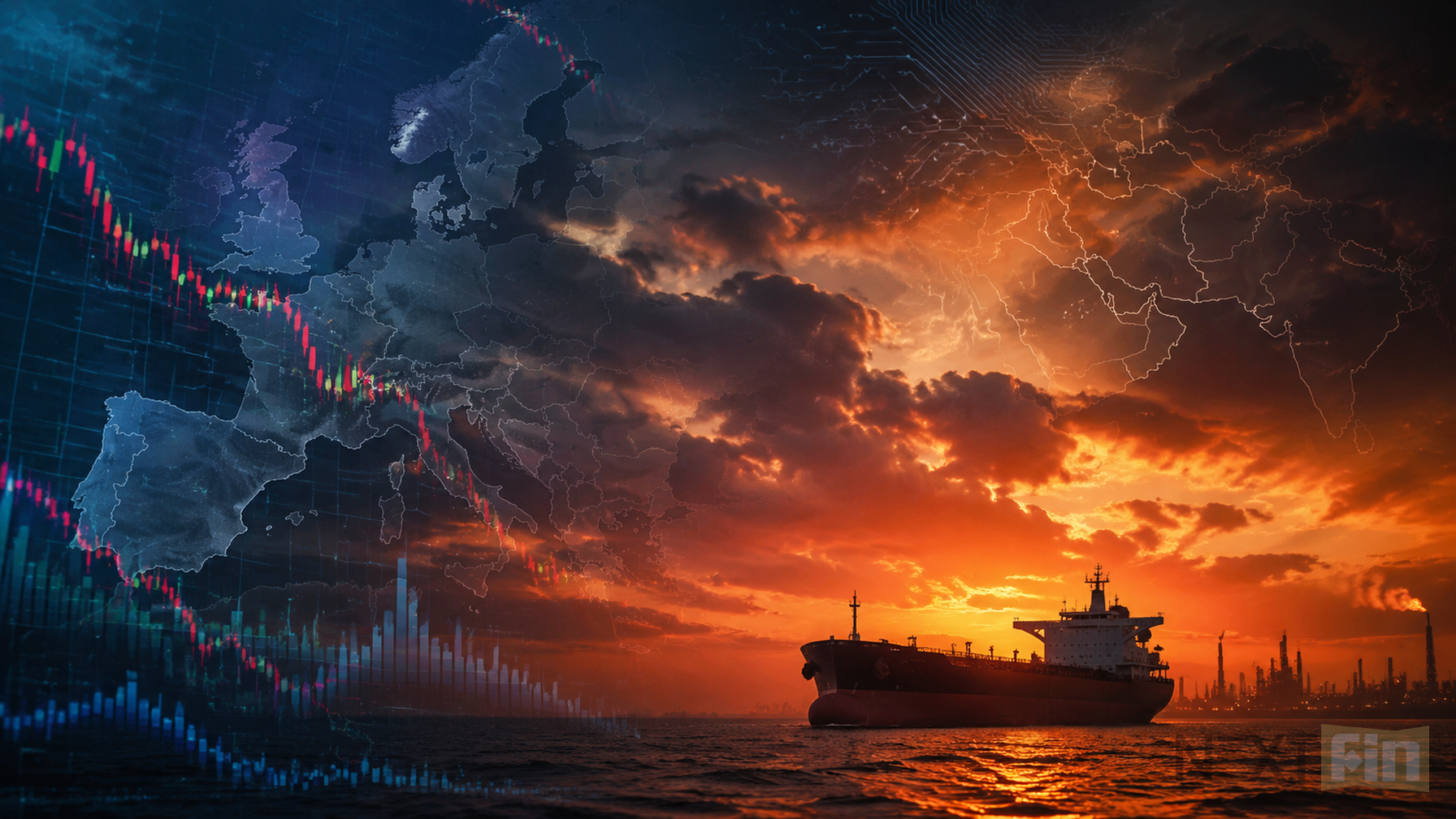 European Shares Slip as Tech Drags; Iran Sanctions in Focus