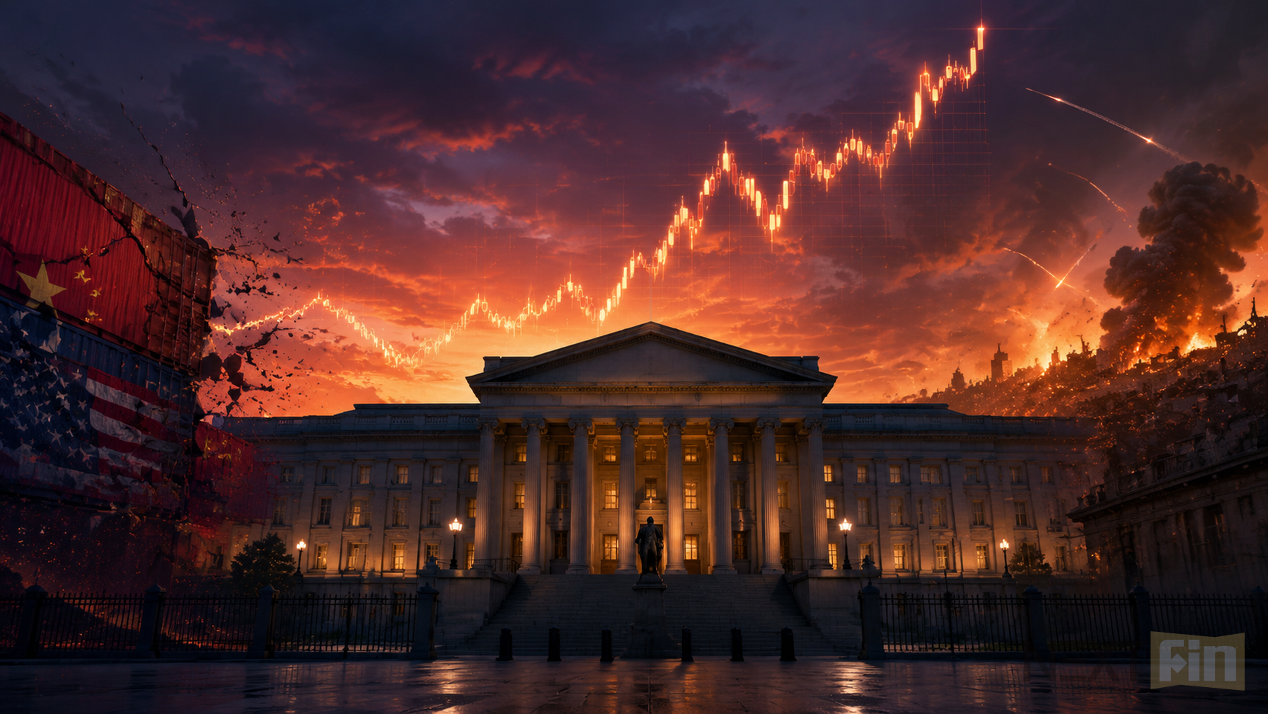 Treasury's Cash-Pile Buyback Question Meets Two Wars: Canada Trade Fight and Iran "Economic D-Day"