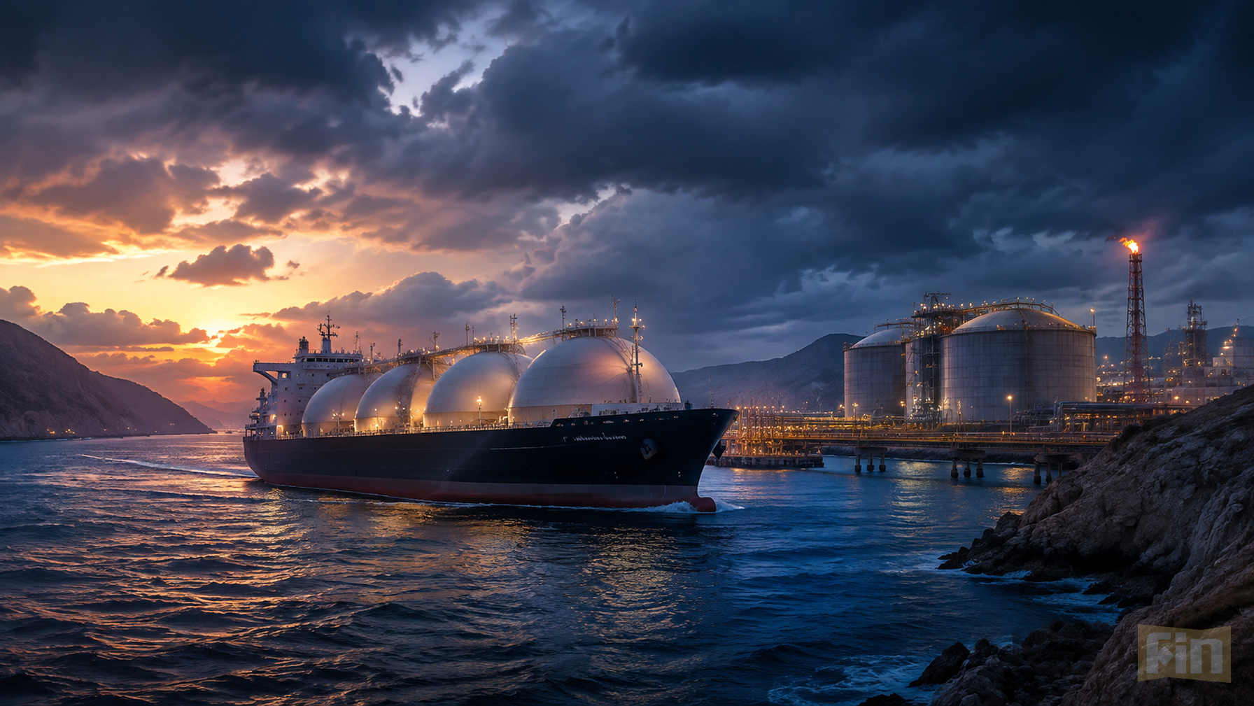 European LNG Prices Surge to Highest Level Since 2023