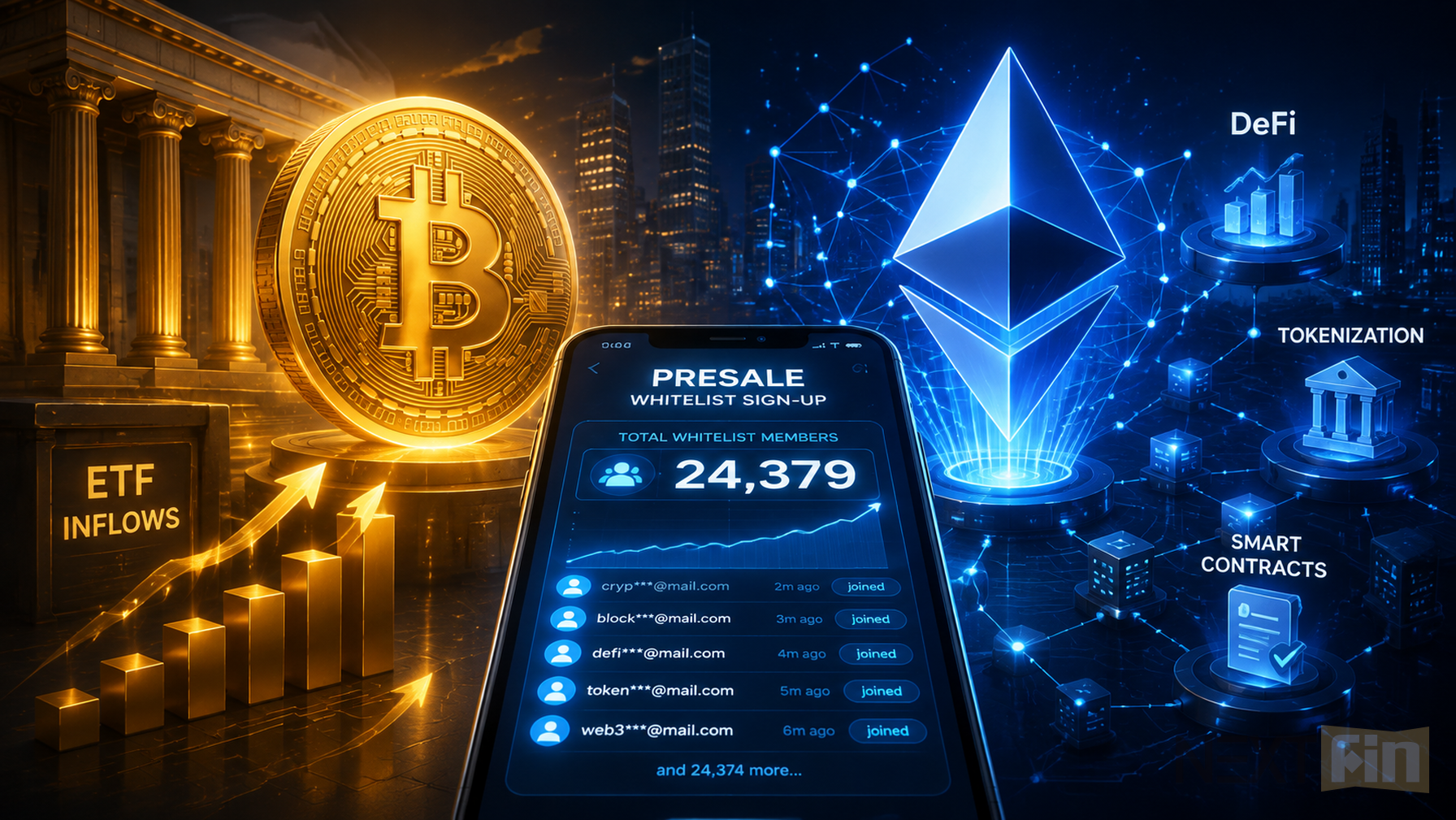 Bitcoin's Market Power Meets Ethereum's Utility as Apeing's Whitelist Ignites the Hype