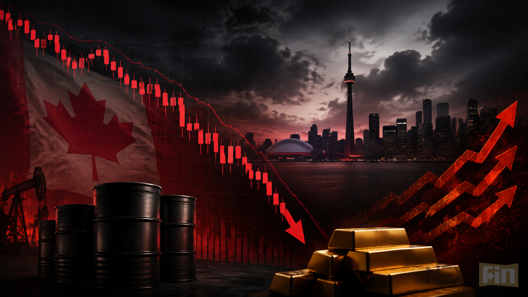 Canadian Stocks Erase a Month of Gain as Tech, Banks, Gold Slide