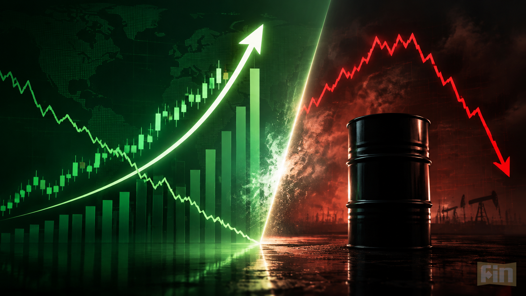 Stocks and Bonds Bounce as Oil Halts War-Fueled Rally