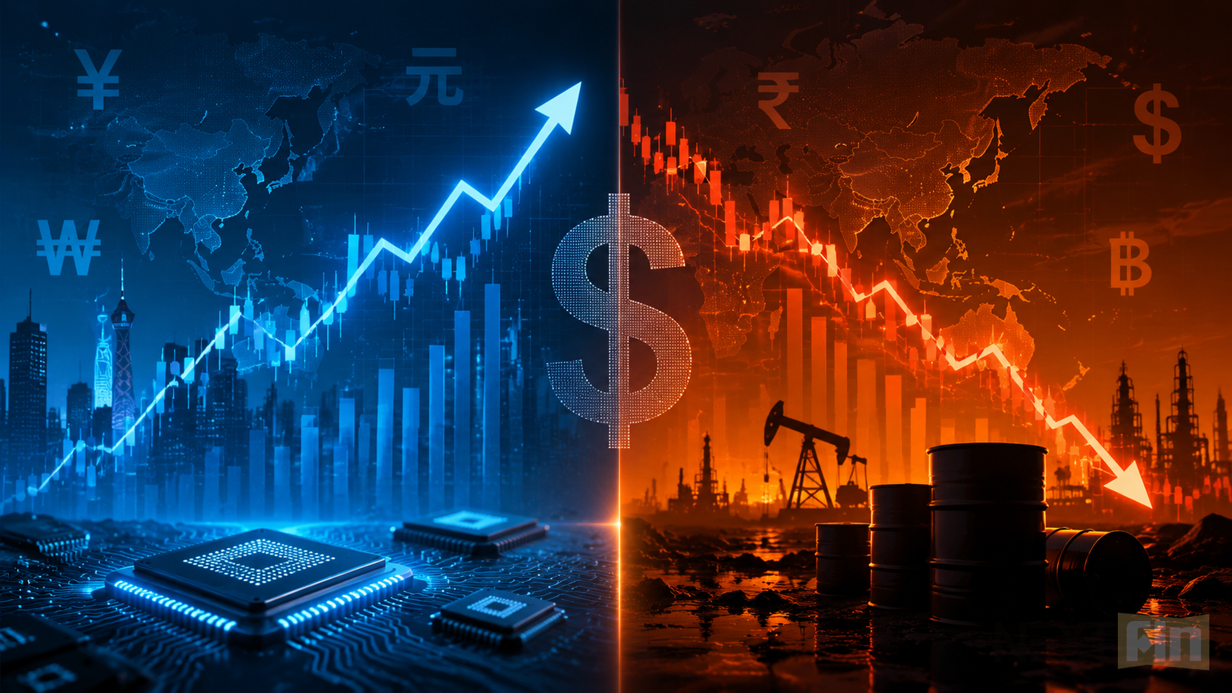 Asia Dollar Gauge's Surge Masks a Two-Tier Currency Market