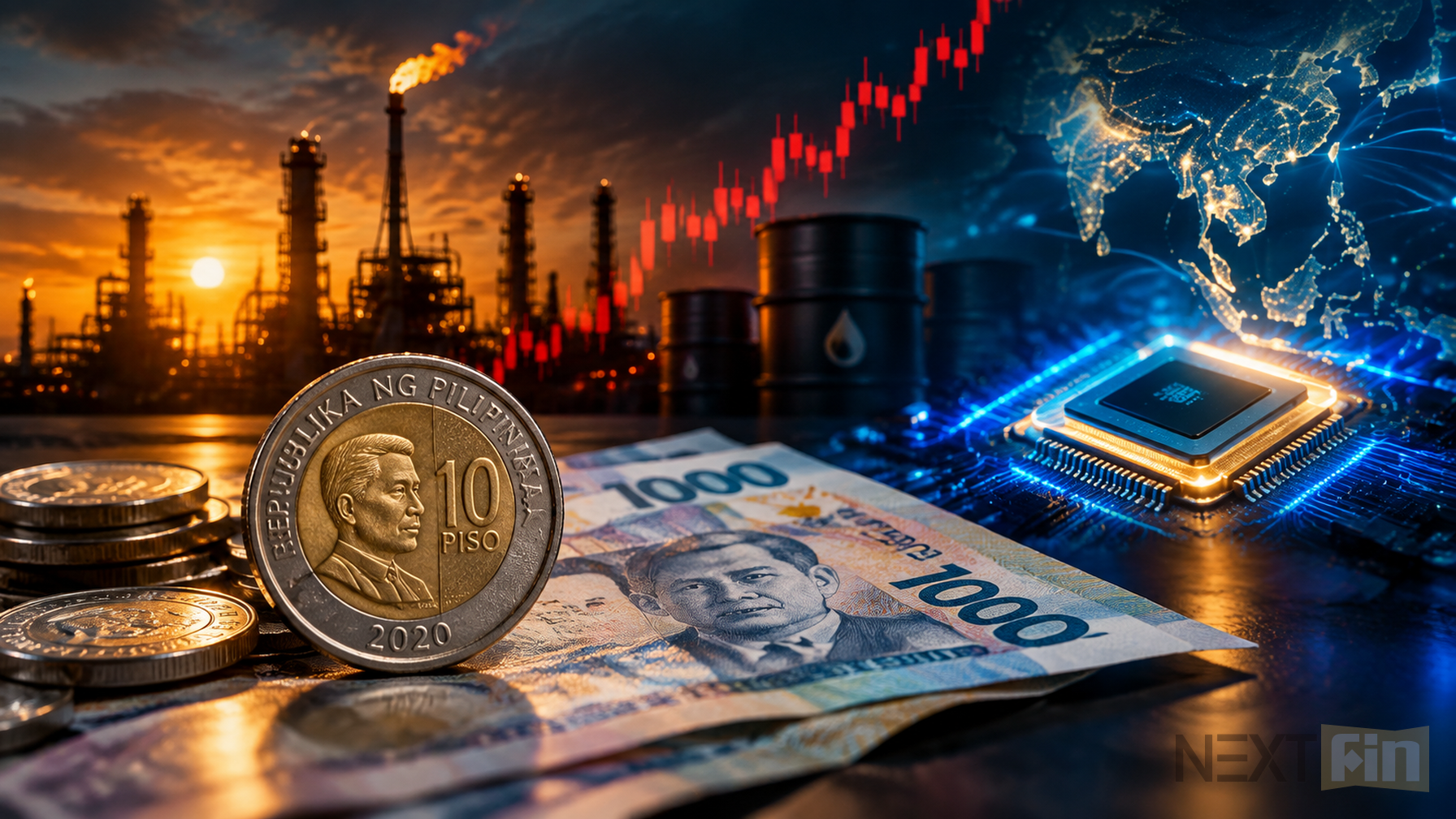 Peso Left Behind in Asia as Oil Shock Erodes Dollar Reserves