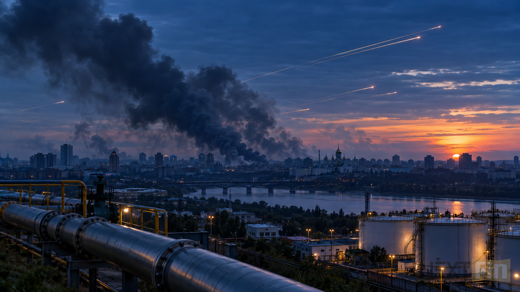 Russia Ends Truce with Missiles on Kyiv, and Europe's Energy Nerves Flare Again