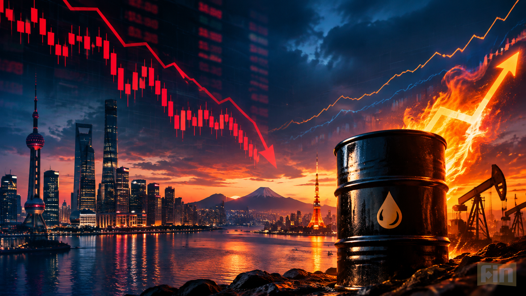 Asian Stocks Set to Fall as Oil Rally Fuels Inflation Fears: Markets Wrap
