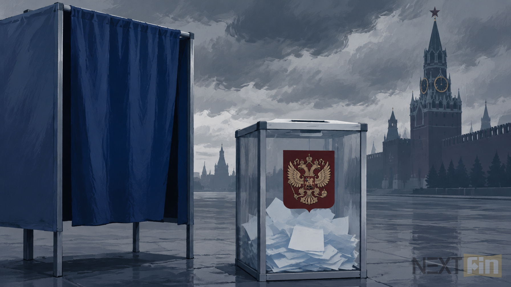 Russians Vote in a Predetermined Election as Economic Pain Builds